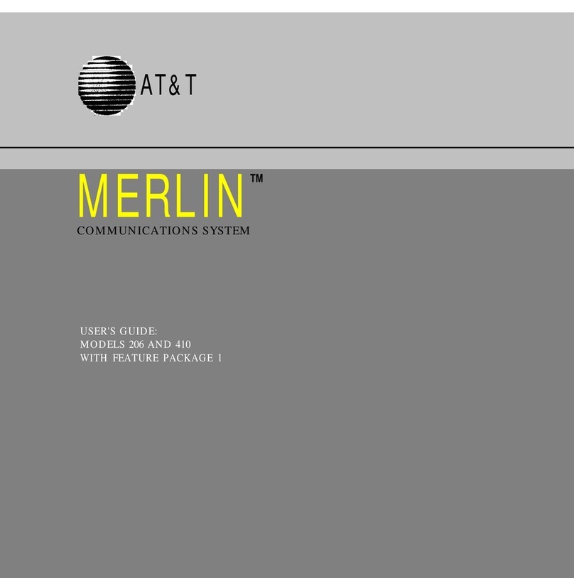 AT&T MERLIN 206 User manual
