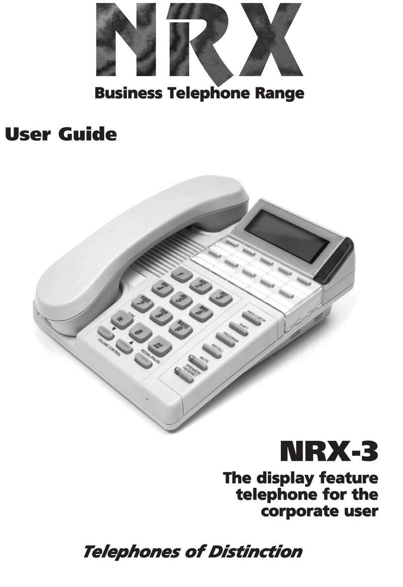 NRX NRX-3 User manual