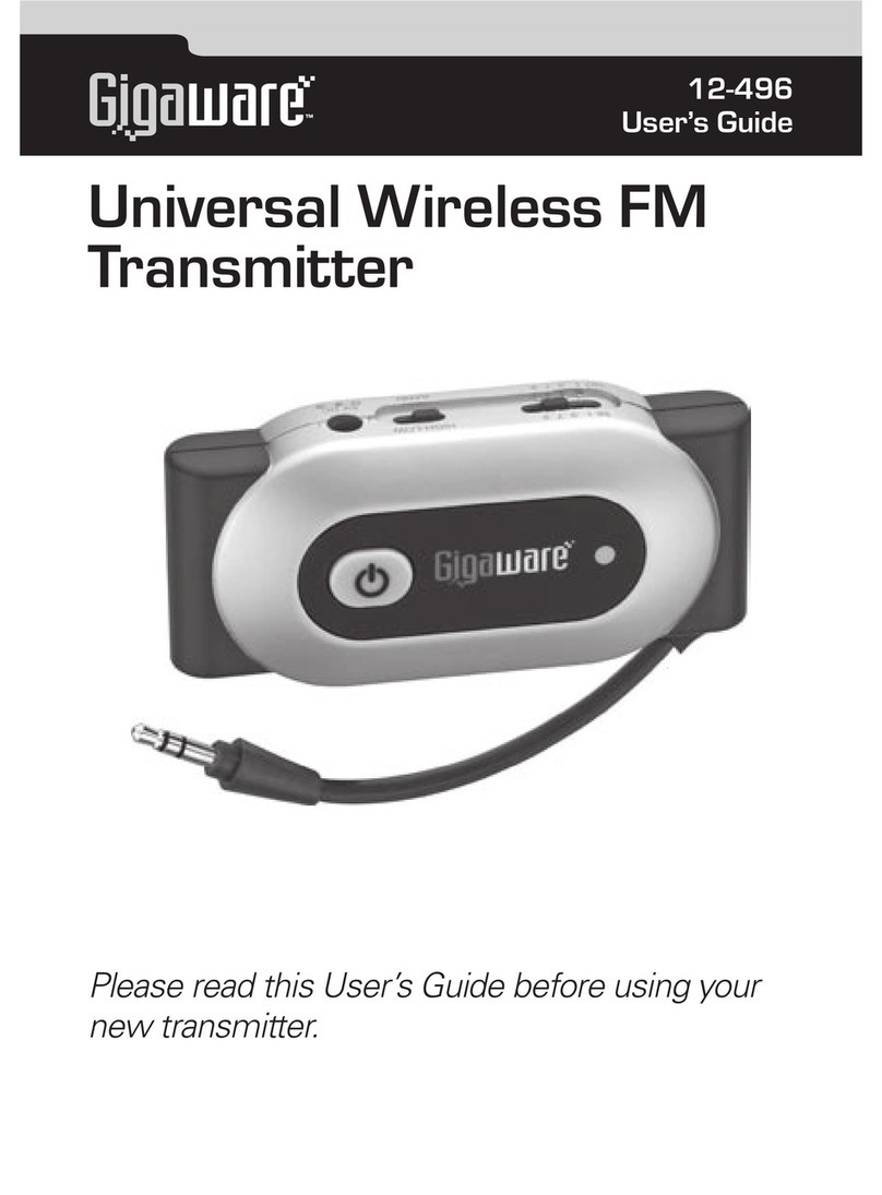 Gigaware 12-496 user guide