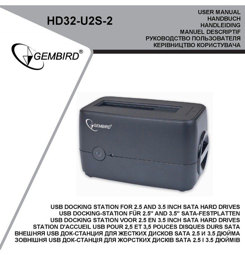 Gembird HD32-U2S-2 user manual