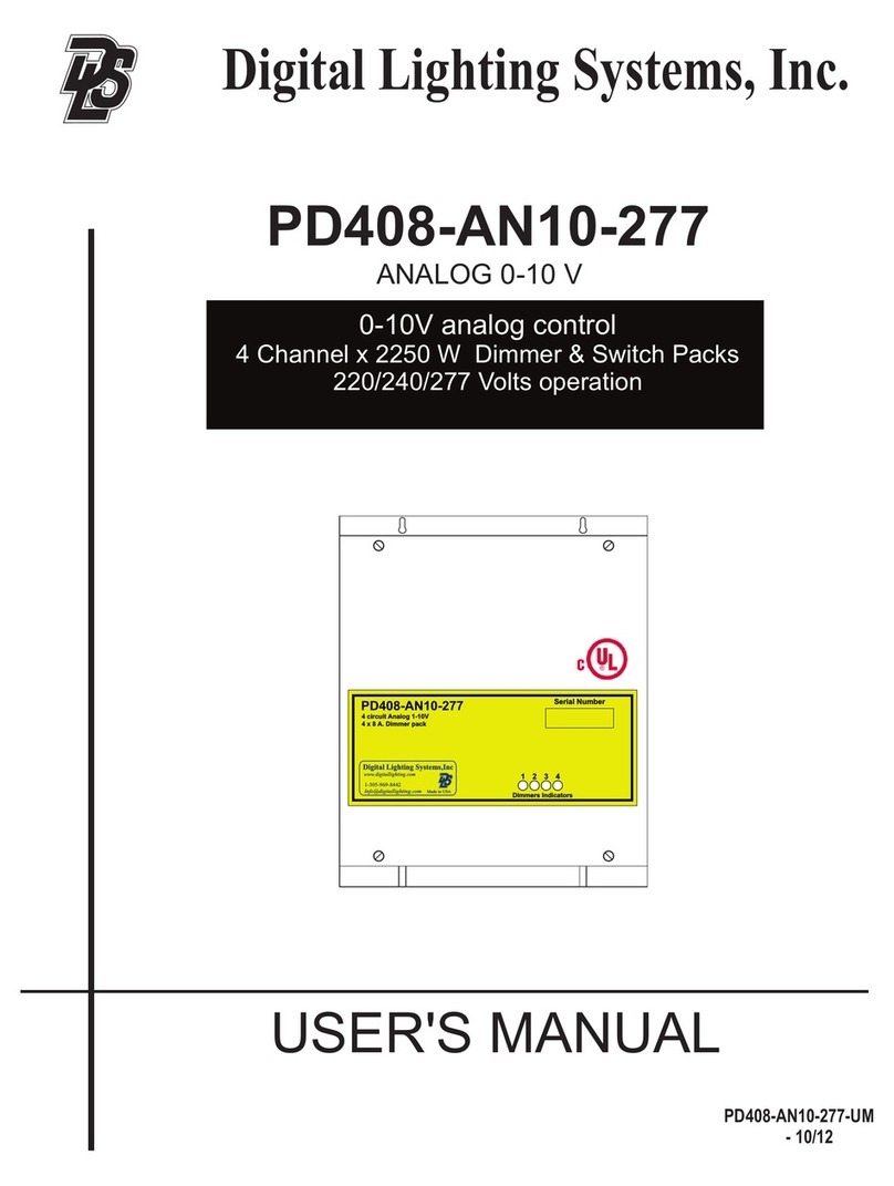 DLS PD408-AN10-277 user manual