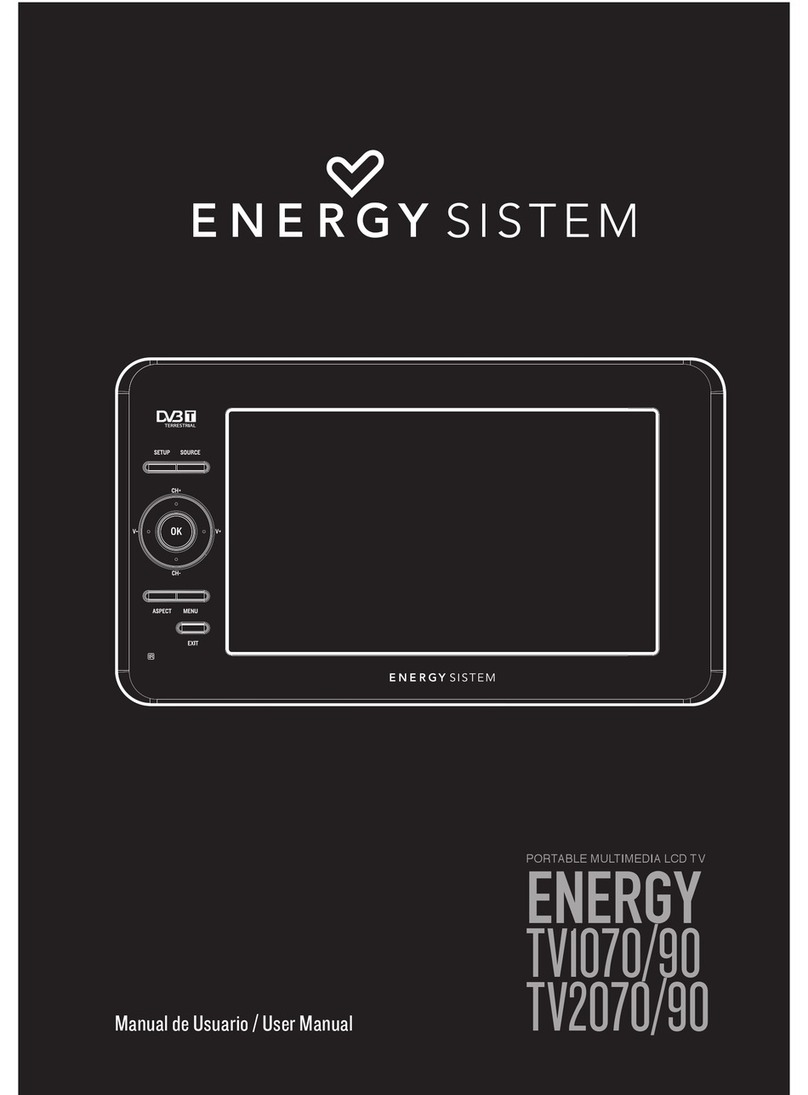 ENERGY SISTEM TV1070/90 user manual