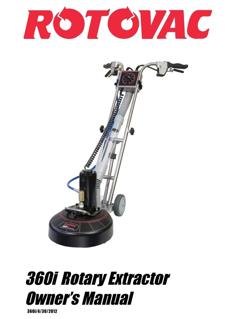 Rotovac 360i owner's manual