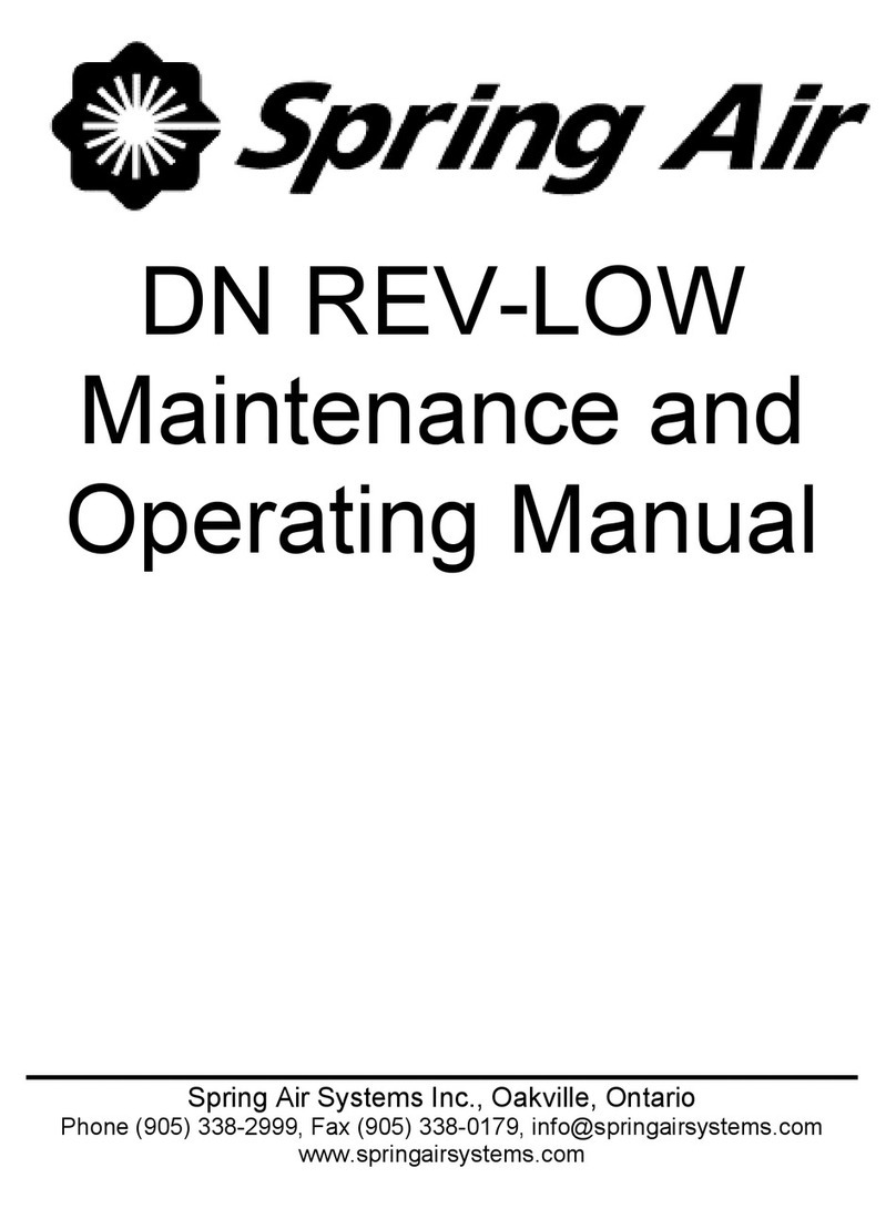 Spring Air Systems DN REV-LOW Maintenance and operating manual