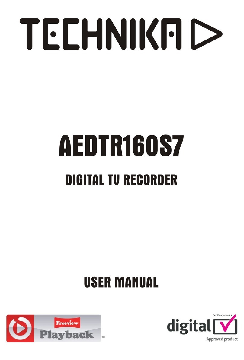 Technika AEDTR160S7 user manual
