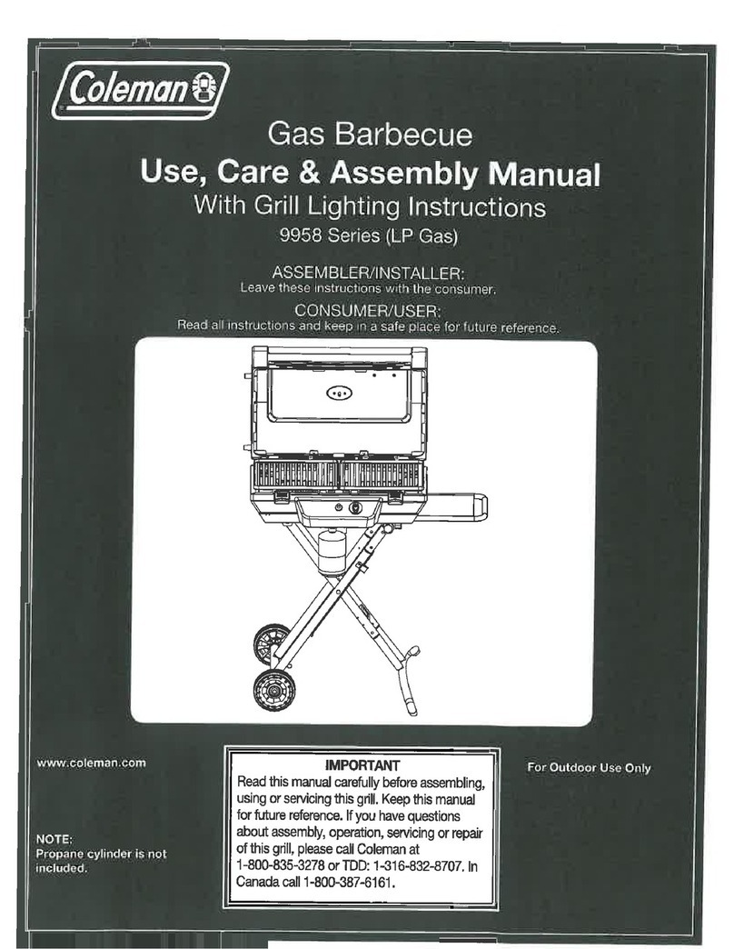 Coleman 9958 Series User manual