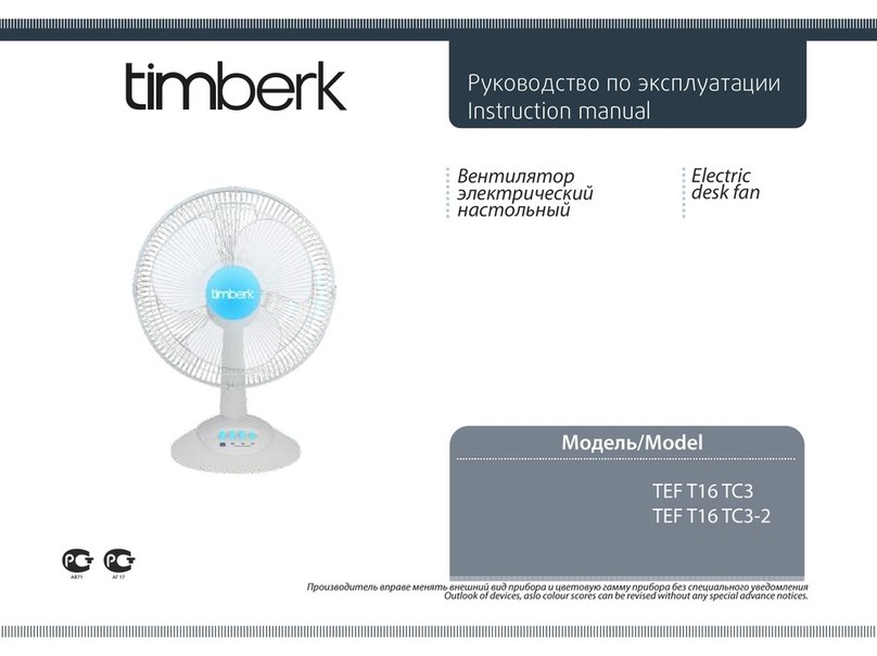 Timberk TEF T16 TC3 User manual