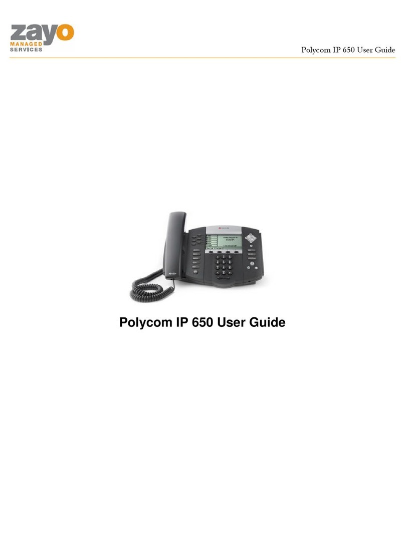 Polycom SoundPoint IP 650 User manual