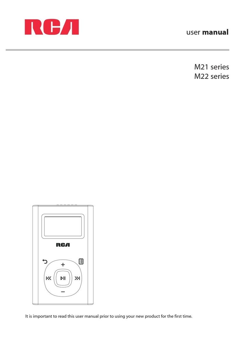 RCA Lyra M21 Series User manual
