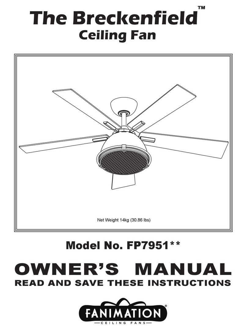 Fanimation Breckenfield FP7951 User manual