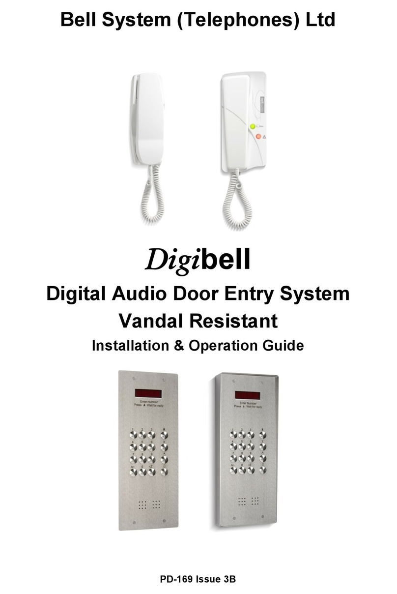 Digibell Vandal Resistant System Installation & operation guide