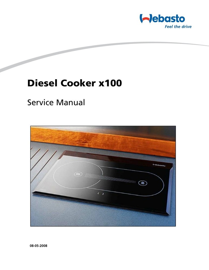 Webasto Diesel Cooker x100 Service manual