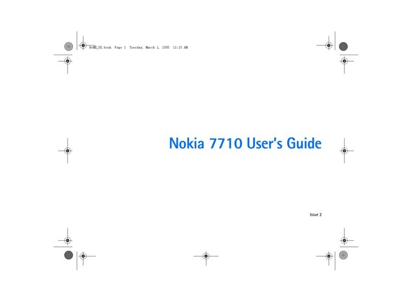 Nokia 7710 - Cell Phone 90 MB User manual Nokia 7710 - Cell Phone 90 MB User manual