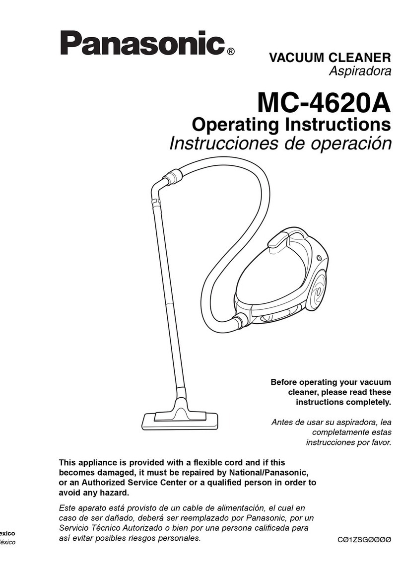 Panasonic MC-4620A operating instructions