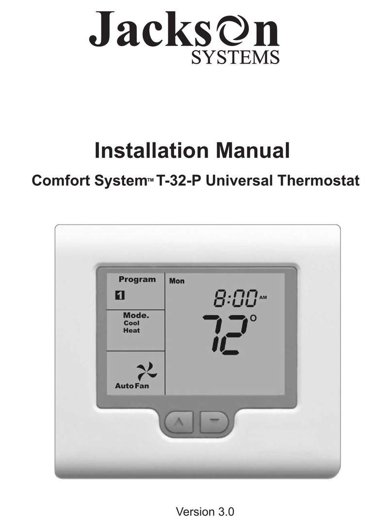 Jackson Systems Comfort System T-32-P User manual Jackson Systems Comfort System T-32-P User manual
