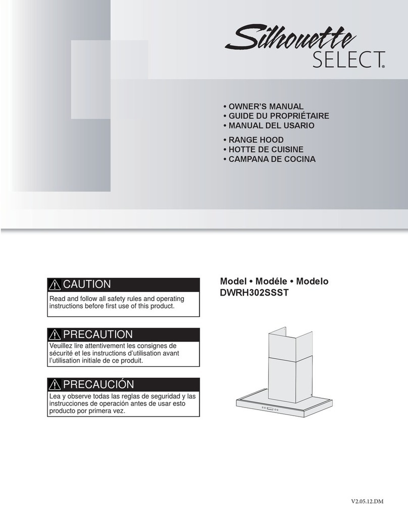 Silhouette Select DWRH302SSST owner's manual Silhouette Select DWRH302SSST owner's manual