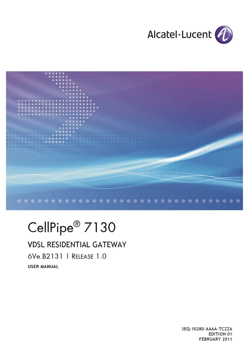 Alcatel-Lucent CellPipe 7130 user manual