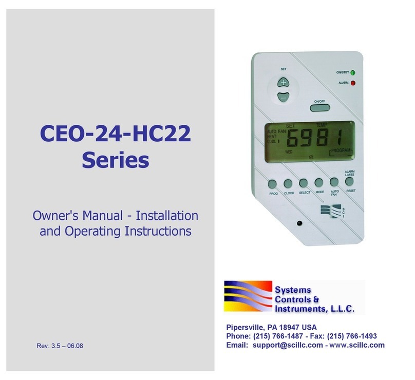 SCI CEO-24-HC22 Series owner's manual