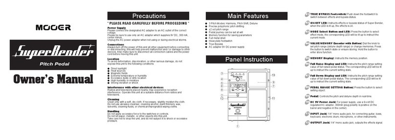 Mooer SuperRender User manual