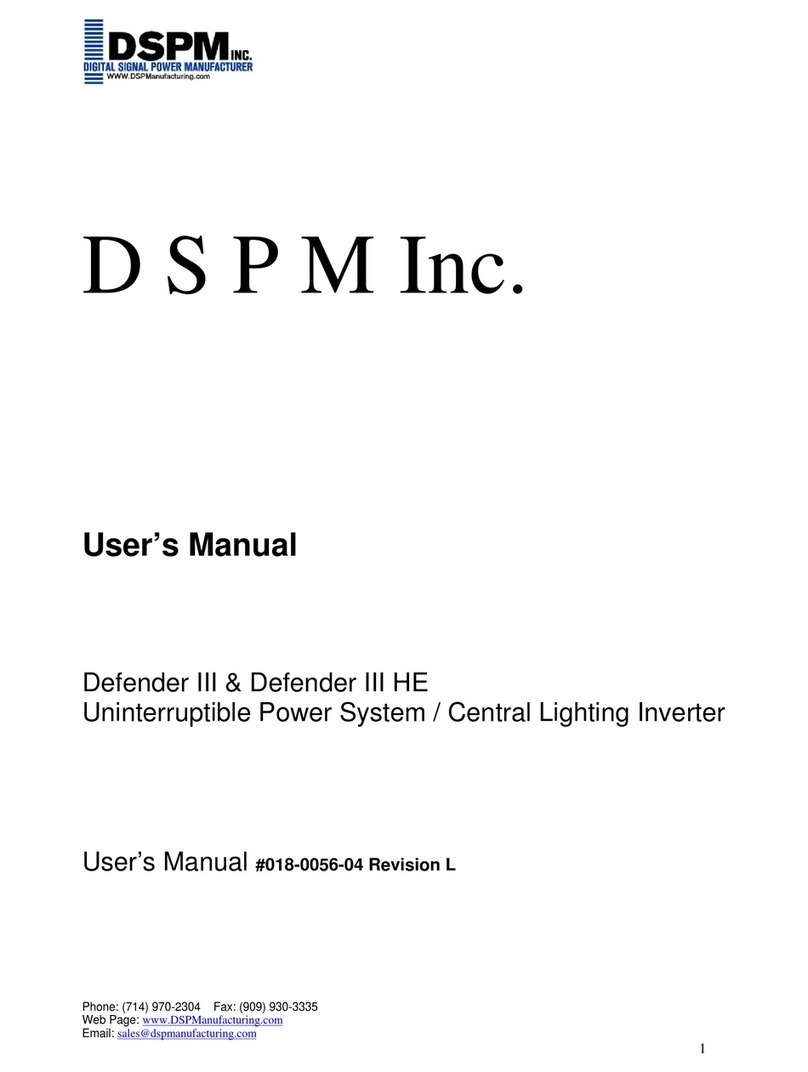 DSPM Defender III User manual