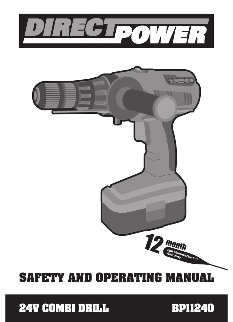 Direct power BP11240 Safety and operating manual