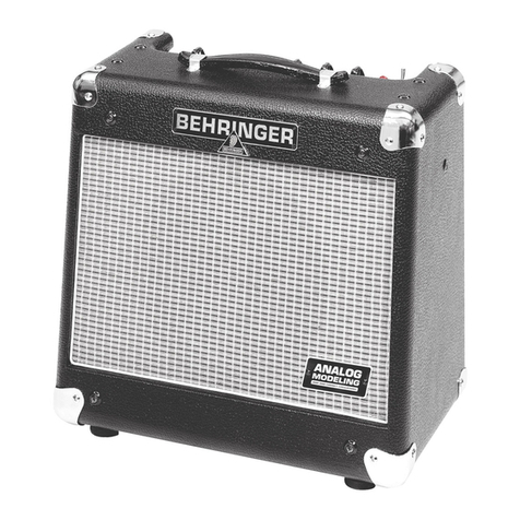 Behringer V-Tone GM110 User manual
