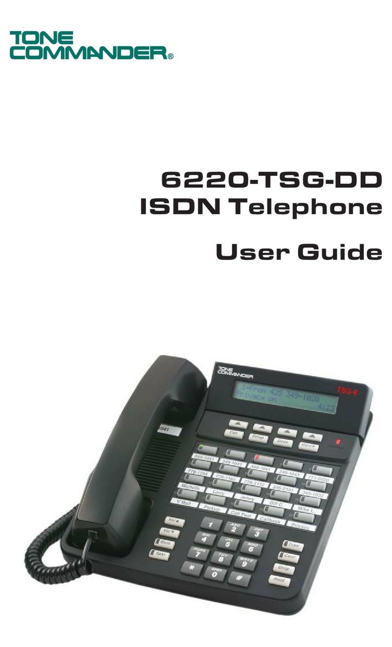 Tone Commander 6220-TSG-DD User manual