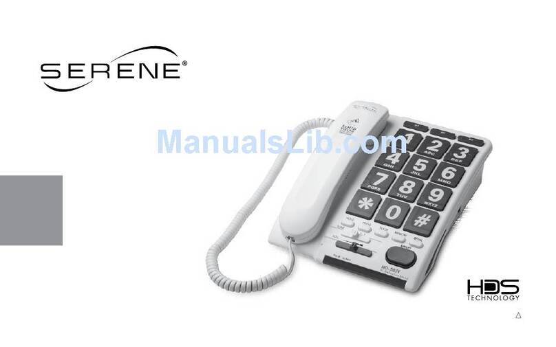 Serene HD-50JV User manual