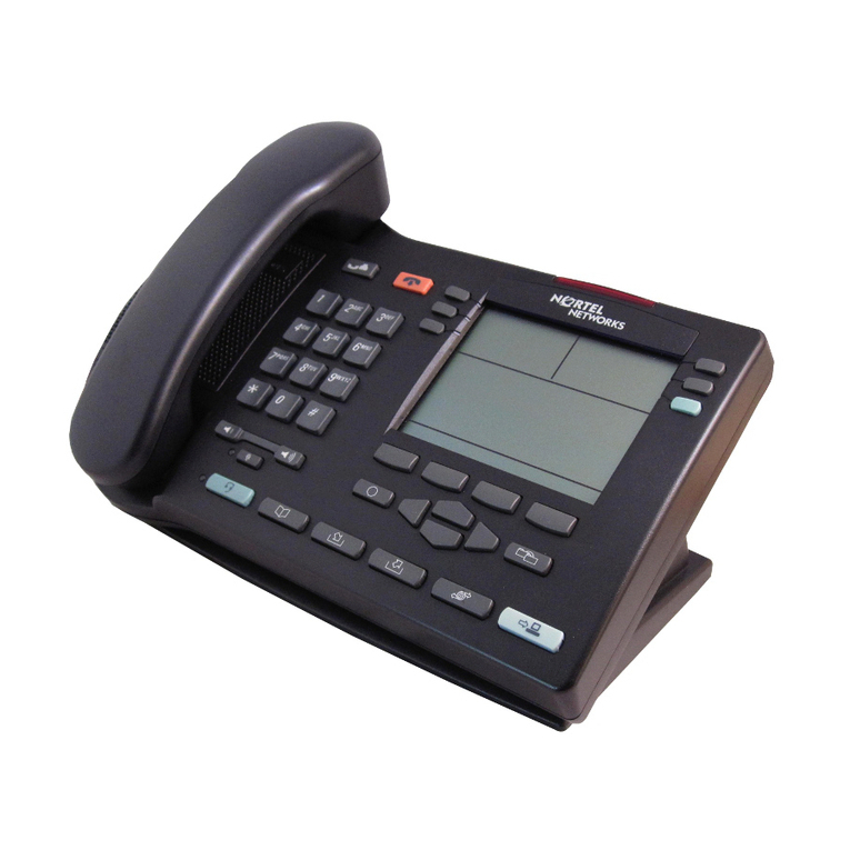 Nortel i2004 User manual