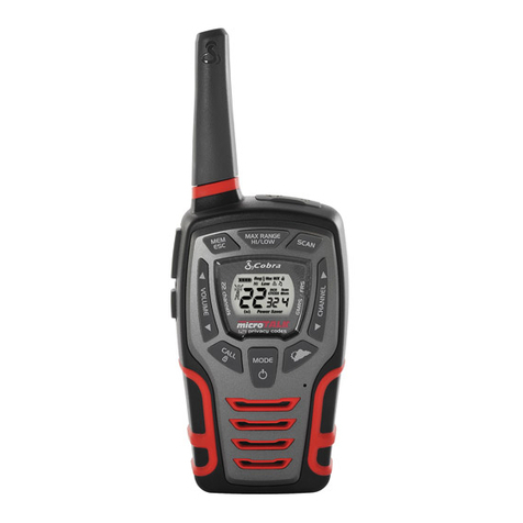 Cobra microTALK CXT595 owner's manual