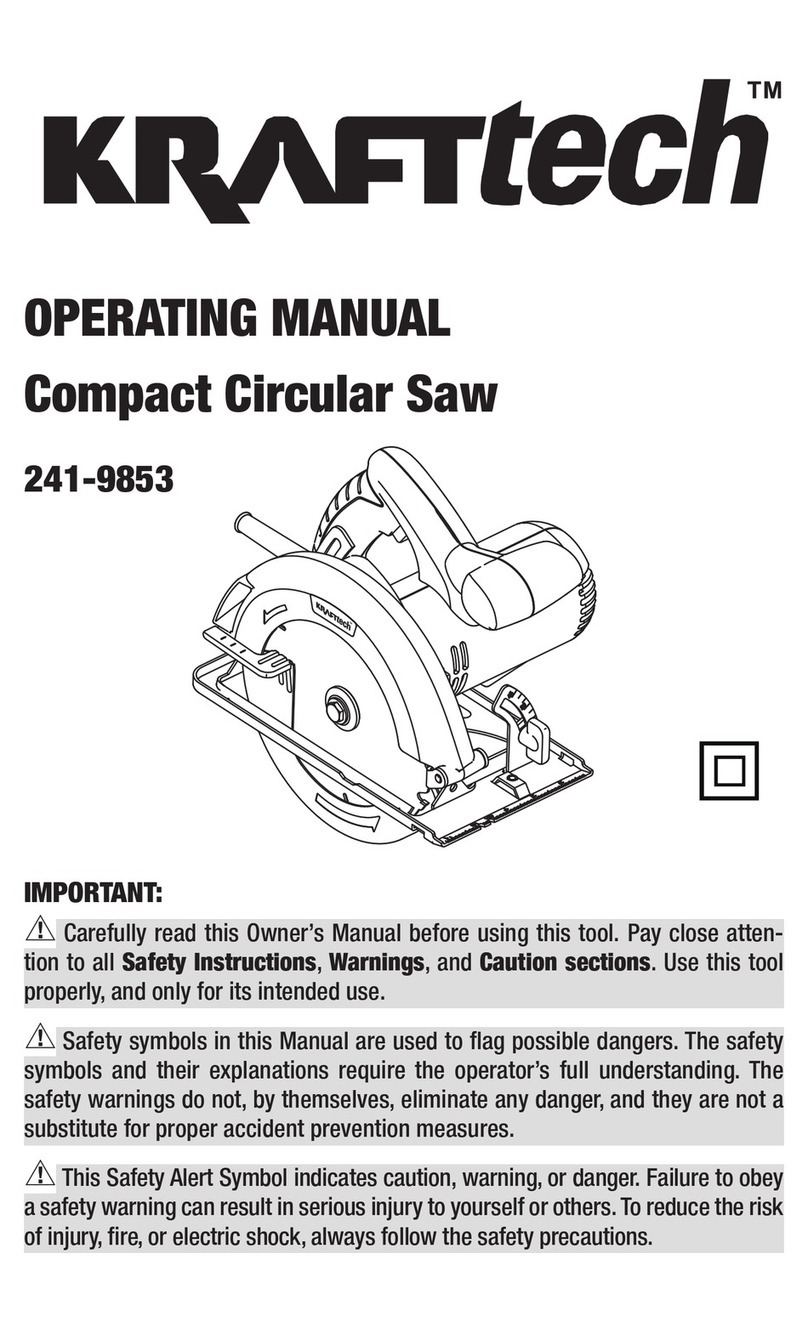 KRAFTtech 241-9853 operating manual