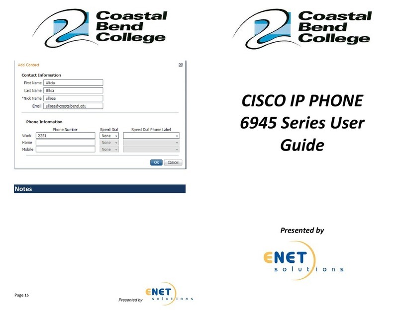 Cisco 6945 Series User manual