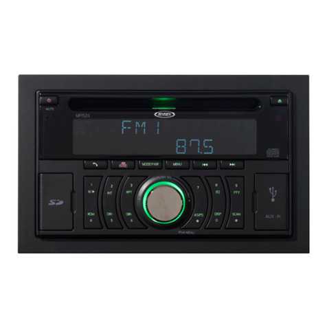 Jensen MP1524BT User manual