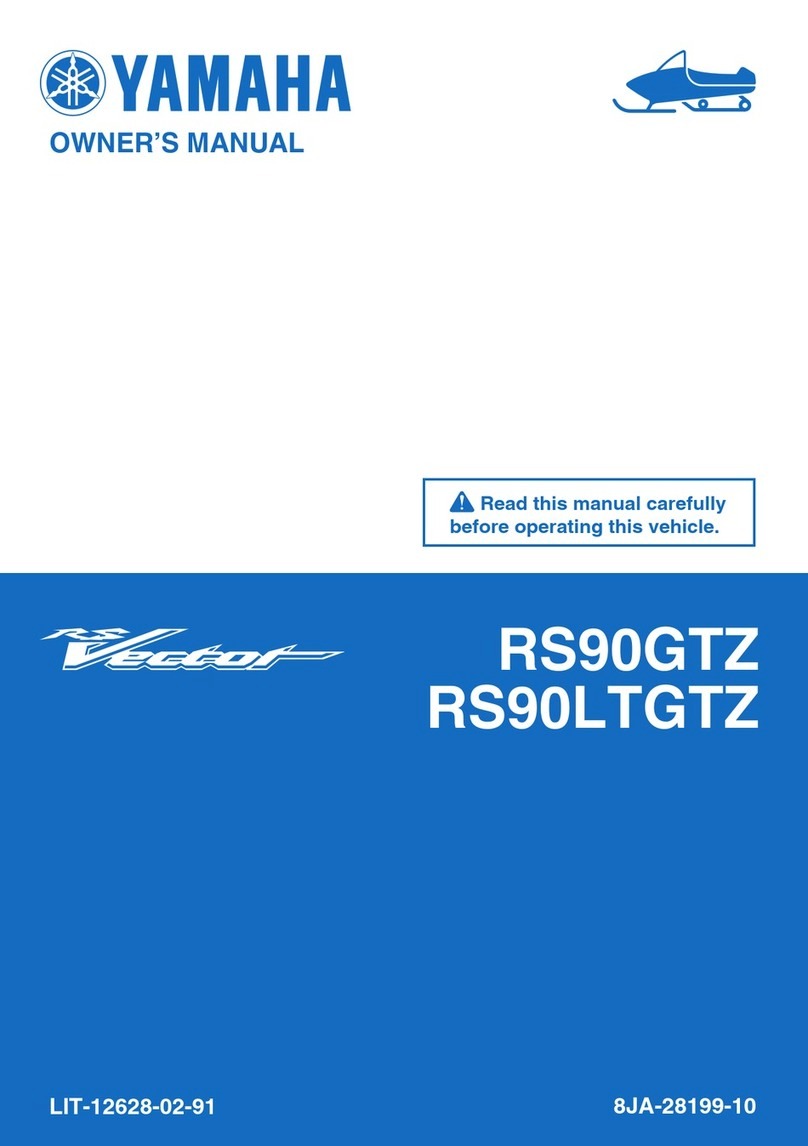 Yamaha Vector RS90LTGTZ owner's manual