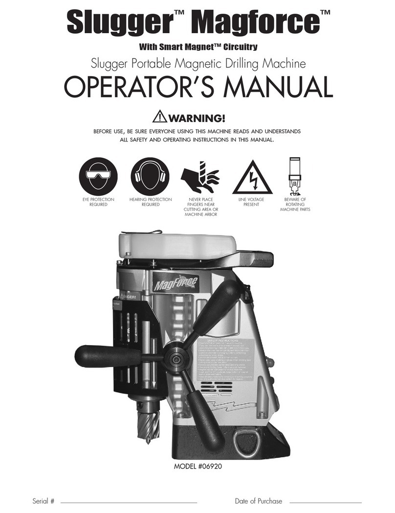 Slugger Magforce 06920 Operator's manual