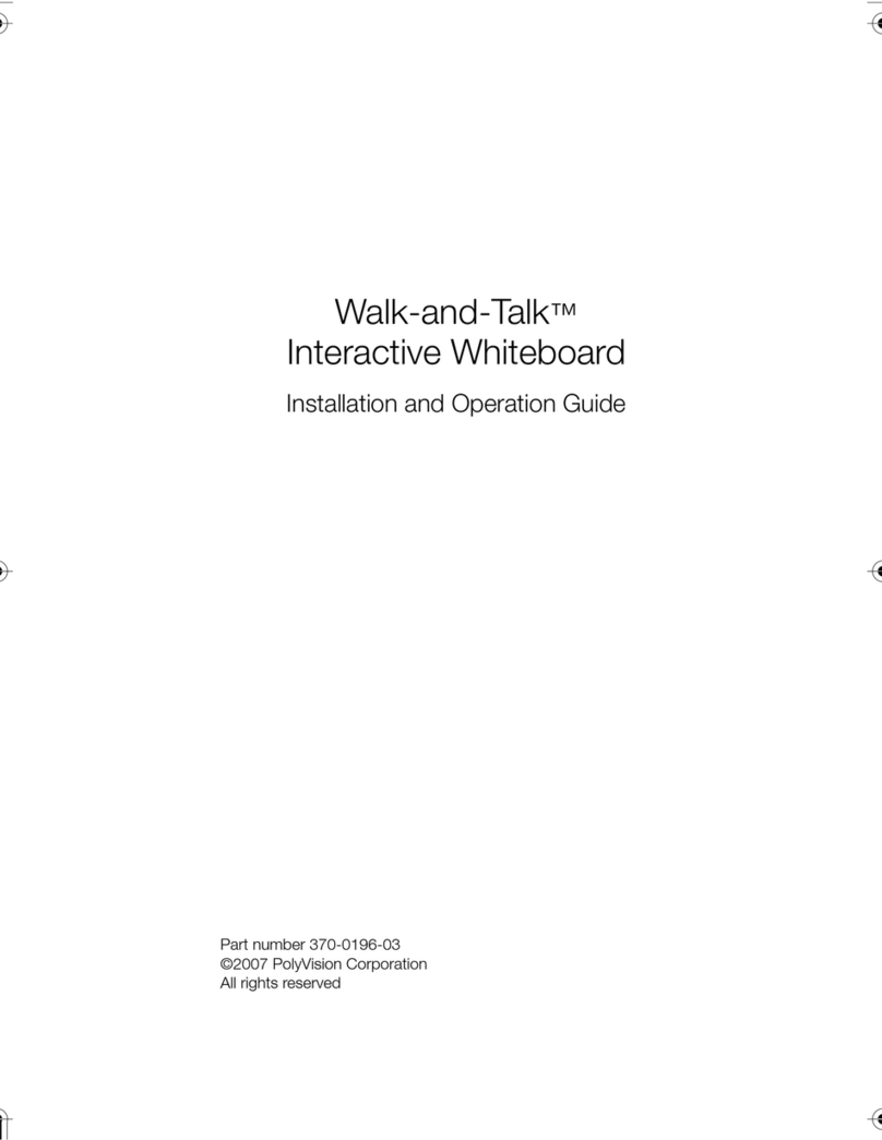 PolyVision Walk-and-Talk Operating instructions PolyVision Walk-and-Talk Operating instructions