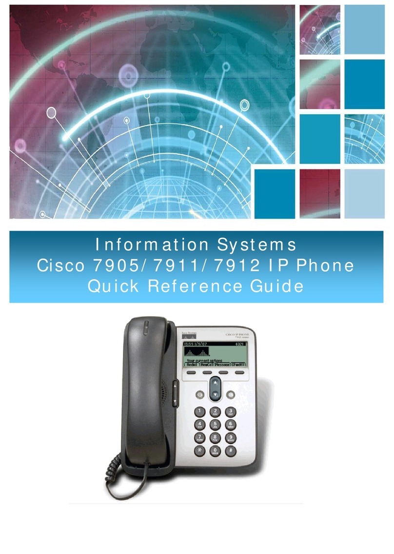 Cisco 7905 User manual