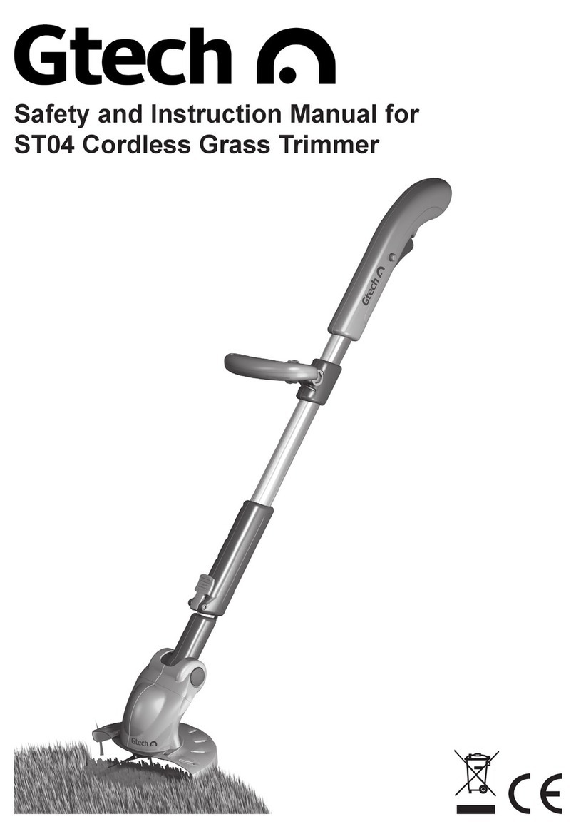 Gtech ST04 Operator's manual