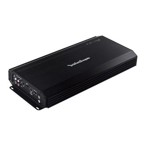 Rockford Fosgate Prime R250-1 Installation & operation