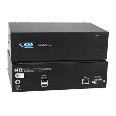 NTI XTENDEX ST-C5USBV User manual