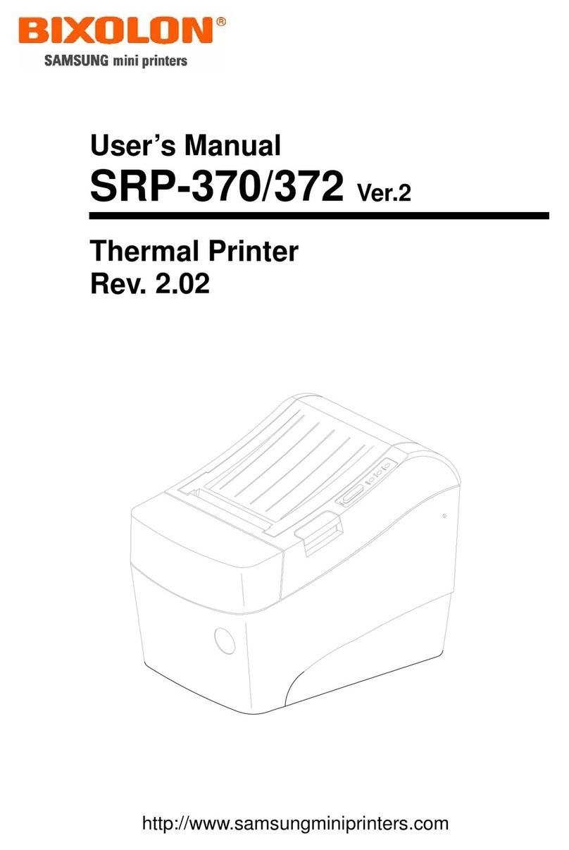BIXOLON SRP-370 - Two-color Direct Thermal Printer User manual