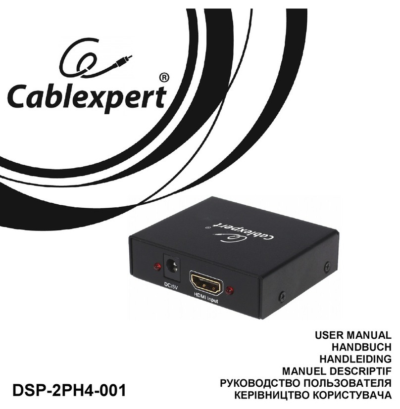Cablexpert DSP-2PH4-001 user manual
