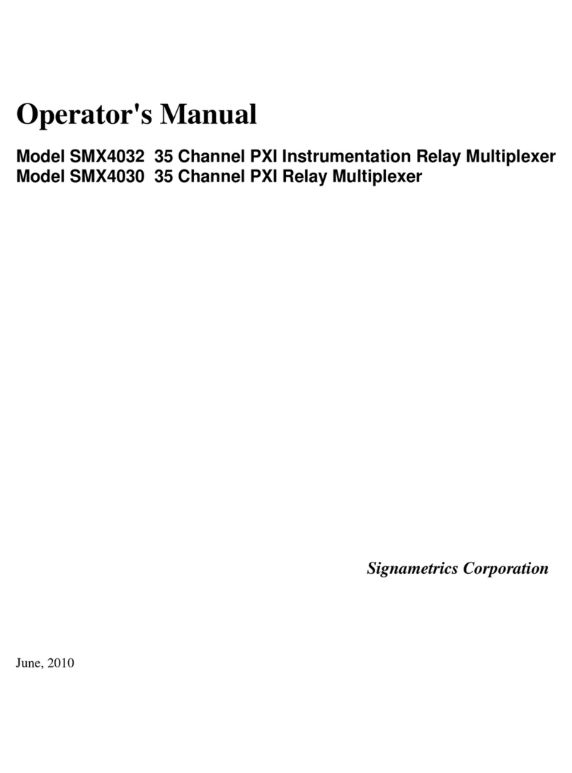 Signametrics SMX4032 Operator's manual