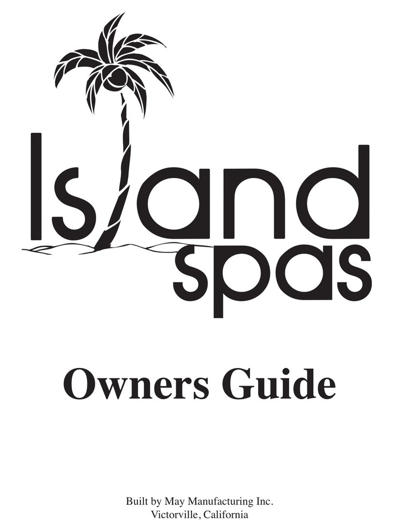 May Manufacturing Island spas owner's guide