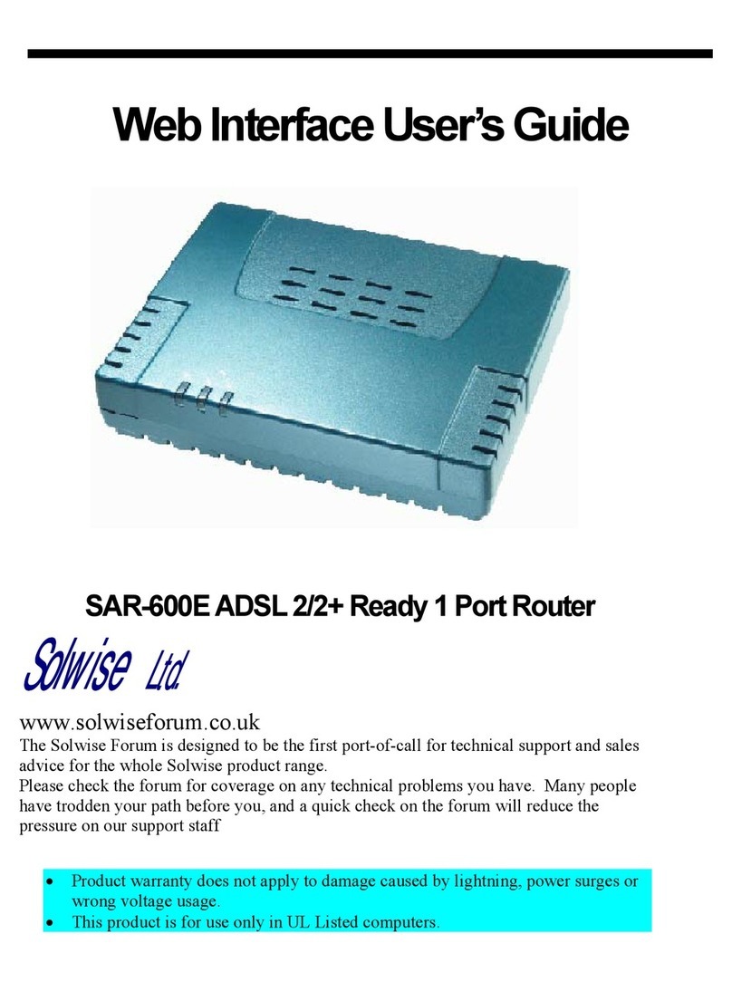 Solwise SAR-600E User manual