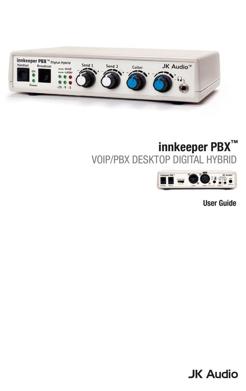JK Audio Innkeeper PBX user guide