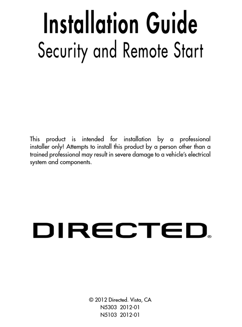Directed Security and Remote Start User manual