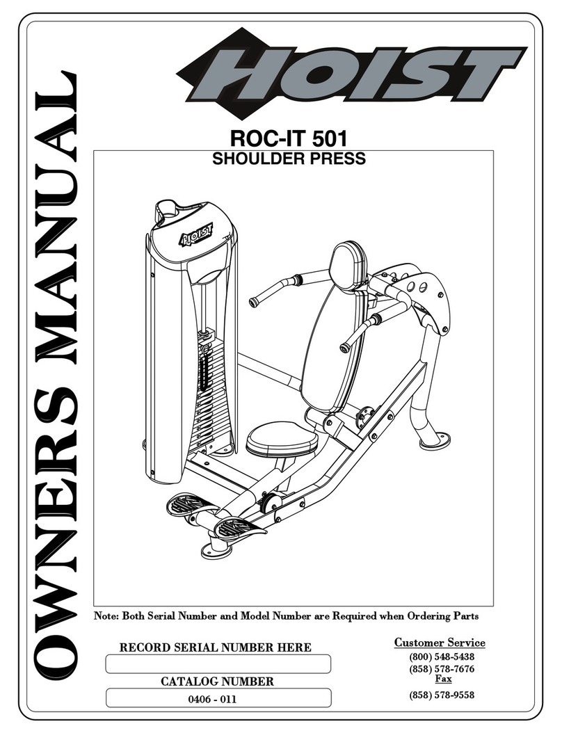 Hoist Fitness ROC-IT 501 owner's manual