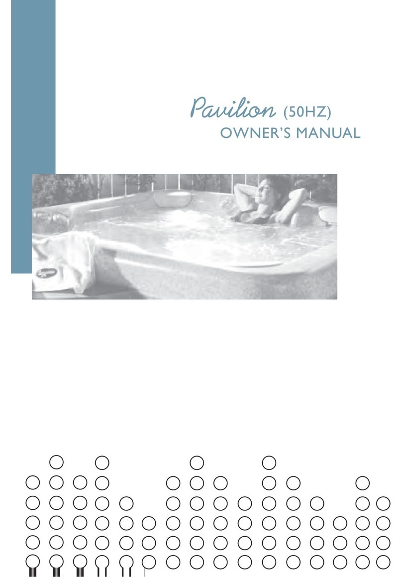 Saratoga Spa Pavilion owner's manual Saratoga Spa Pavilion owner's manual