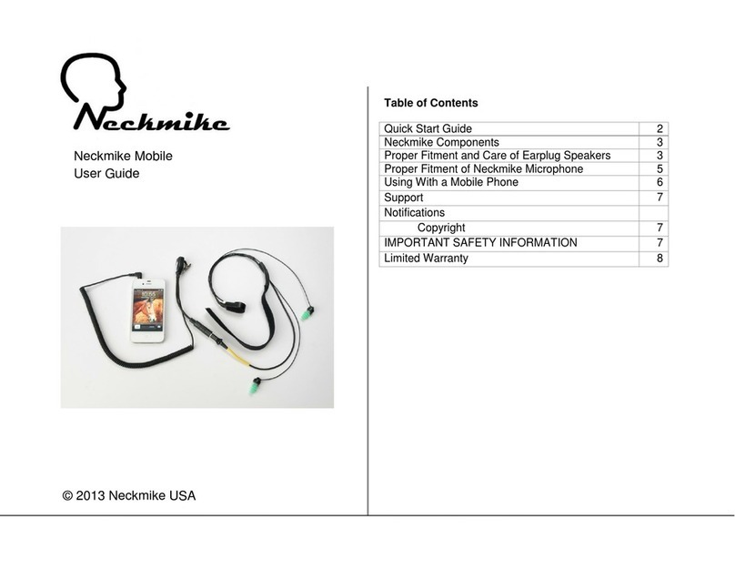 Neckmike Mobile user guide